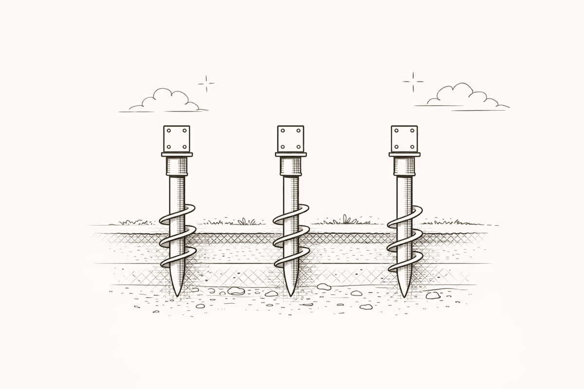 Vijčani šipovi - kompletan vodič za temelj bez betona