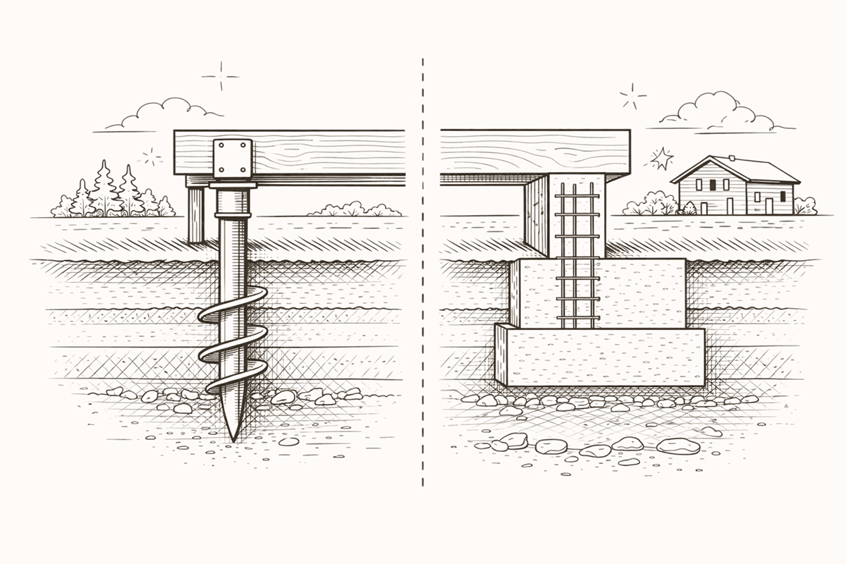 Vijčani šipovi vs betonski temelji - kompletno poređenje